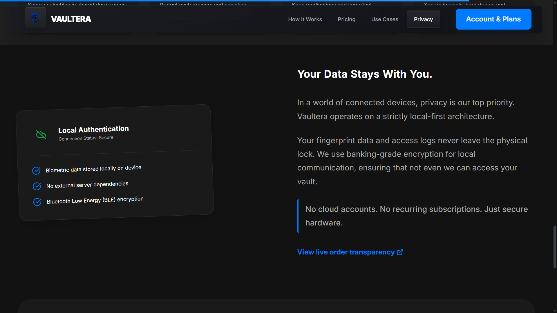 Vaultera screenshot 4